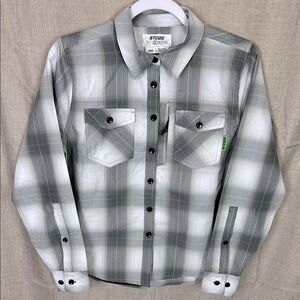 Off the Grid NWT Women’s Small Bailey Plaid Flannel Shirt Long Sleeve Button-Up